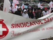 Sanitas cere deblocarea posturilor în sănătate,achitarea drepturilor salariale câştigate în instanţă