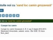 LOCURILE DE CAMIN la vanzare pe Internet! Vezi cu cat se vinde un loc in camin pe PIATA NEAGRA