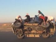 O noua distractie araba: Schimbarea rotilor masinii din MERS