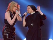 Pana unde vrea sa ajunga CALUGARITA de la Vocea Italiei? Vezi cum s-a descurcat intr-un DUET cu Kylie Minogue! VIDEO