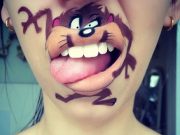 IMAGINI cu operele de arta de pe buzele unei tinere talentate de MACHIAJ PROFESIONIST!
