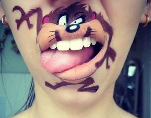 IMAGINI cu operele de arta de pe buzele unei tinere talentate de MACHIAJ PROFESIONIST!
