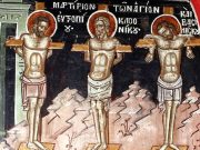 Au fost crucificati pentru ca nu au renuntat la credinta! Sfintii Mucenici Eutropiu, Cleonic si Vasilisc sunt praznuiti astazi in Calendarul Ortodox!