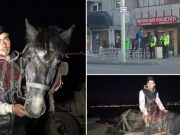 Povestea emotionanta a tanarului care s-a urcat pe cal si s-a dus la maternitate ca sa isi vada baietelul abia nascut si sotia!
