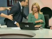 Mirel Palada, trimis in judecata la trei ani dupa ce l-a agresat in direct pe senatorul Gotiu. Reactia moderatoarei care a asistat la bataia live: „Ce rusine mare!”